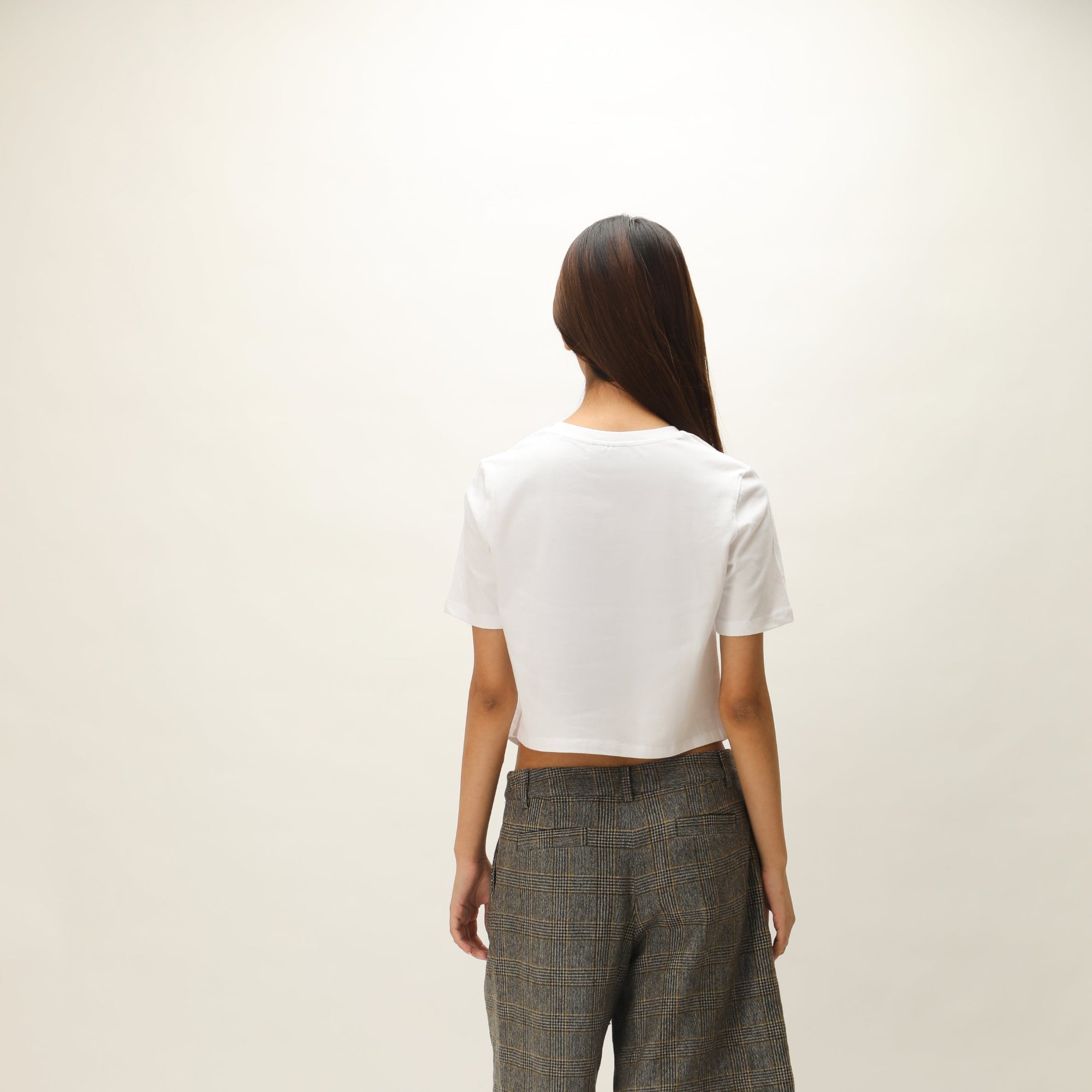 LACE APPLIQUÉ TRIGON T-SHIRT