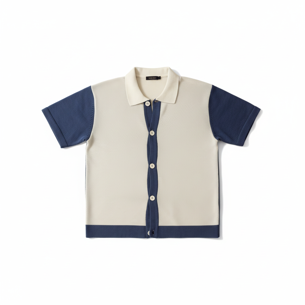 KNIT MESH SHIRT