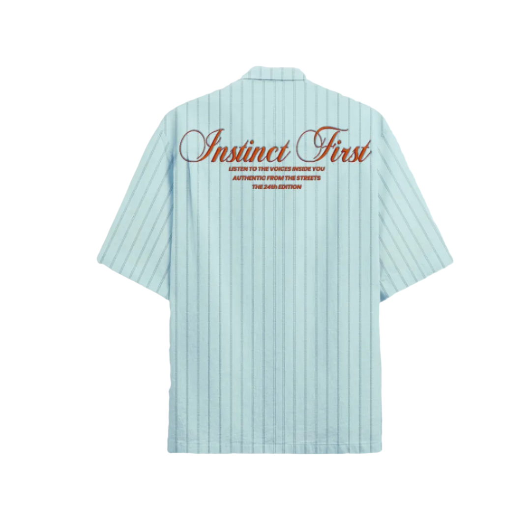Summer Stripe Shirt - Sky