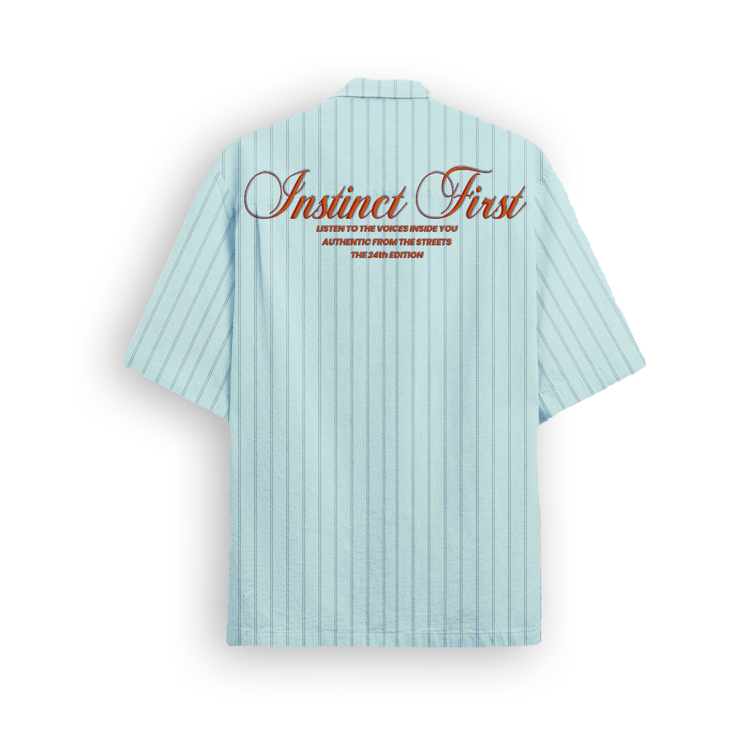 Summer Stripe Shirt - (Sky)