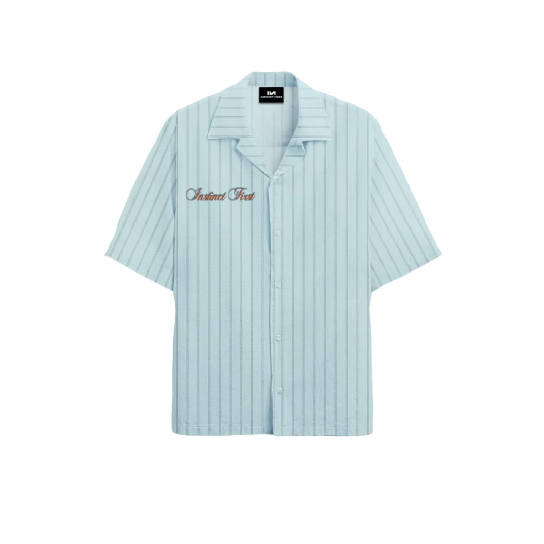 Summer Stripe Shirt - Sky