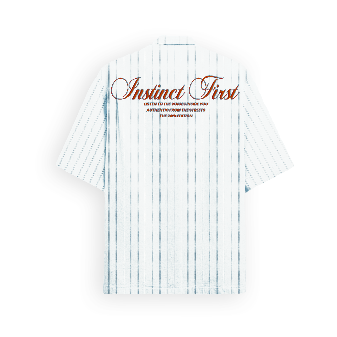 Summer Stripe Shirt - (White)