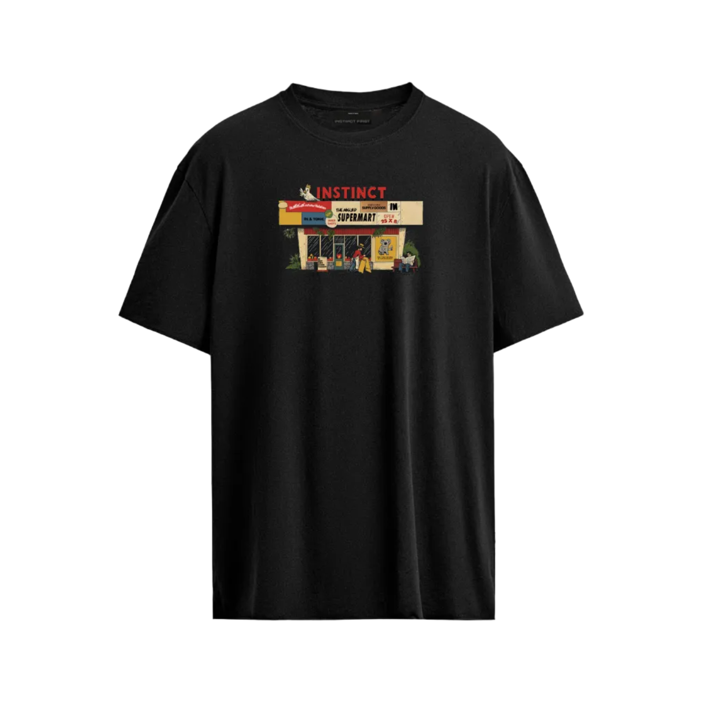 Supermarket - Relaxed Fit Tshirt (Black)