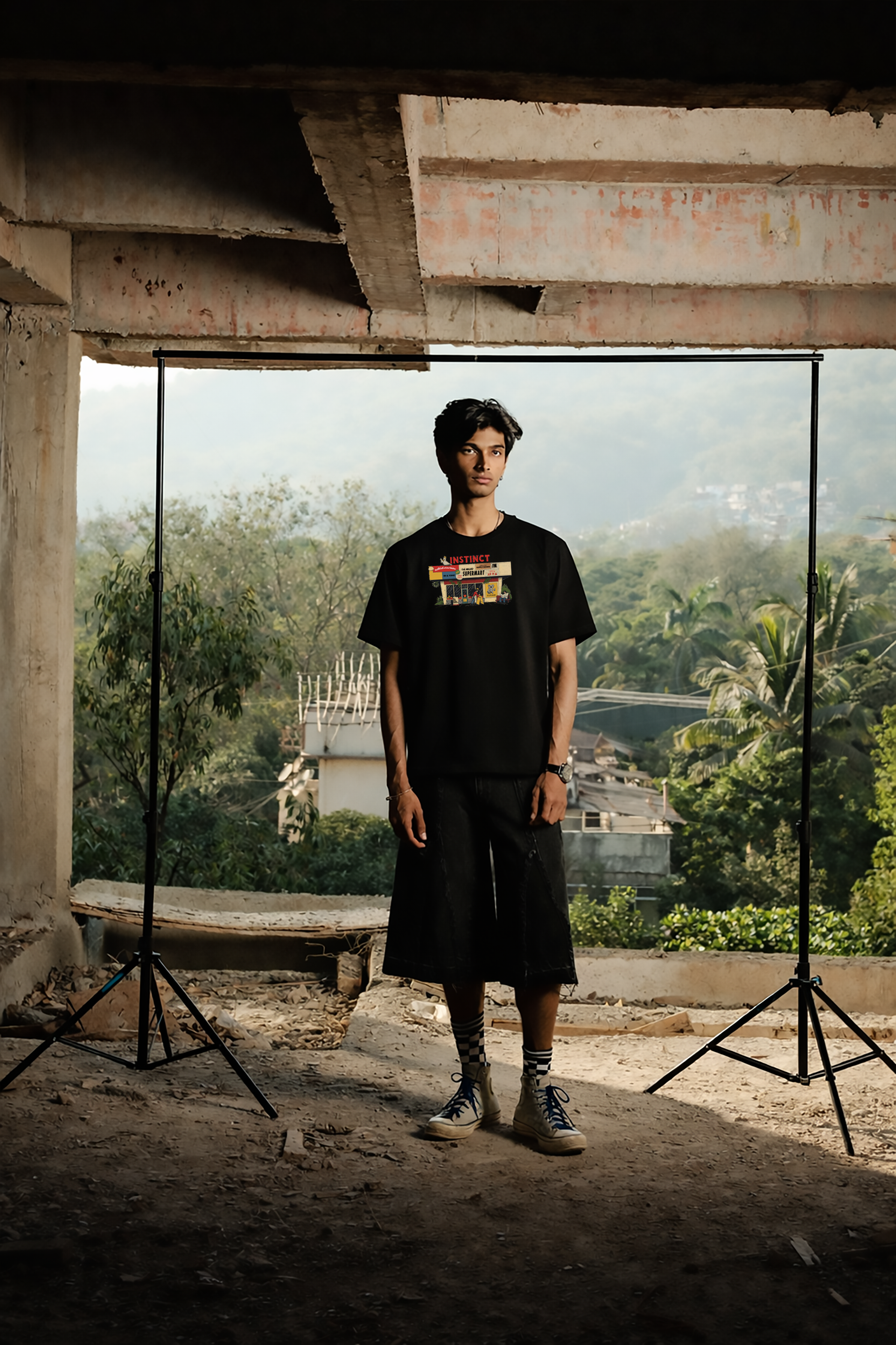 Supermarket - Relaxed Fit Tshirt (Black)
