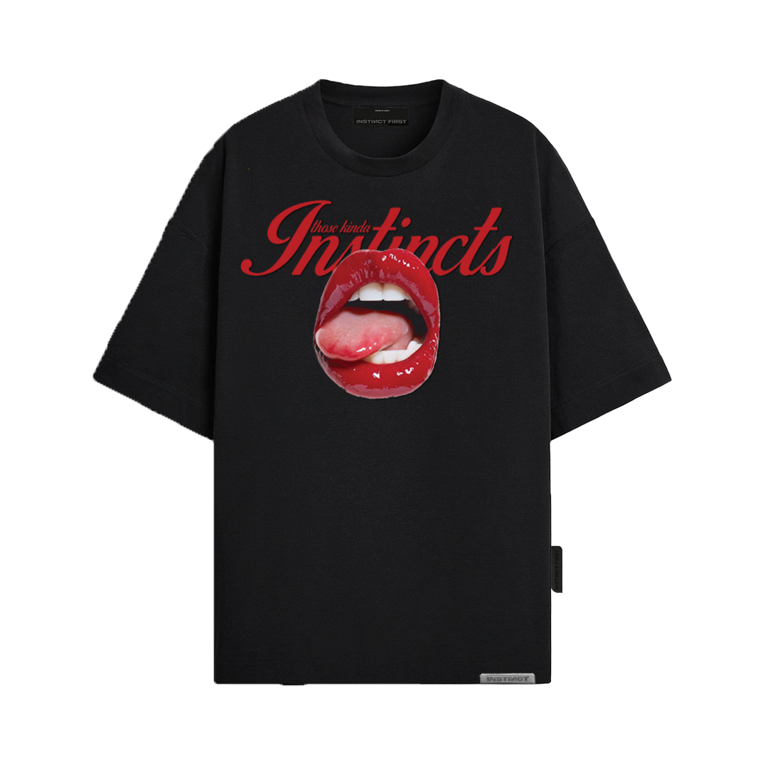 Temptation - Oversized T-Shirt (Black)