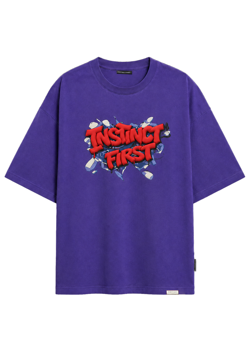 Train Wreck - Oversized T-Shirt (Violet)