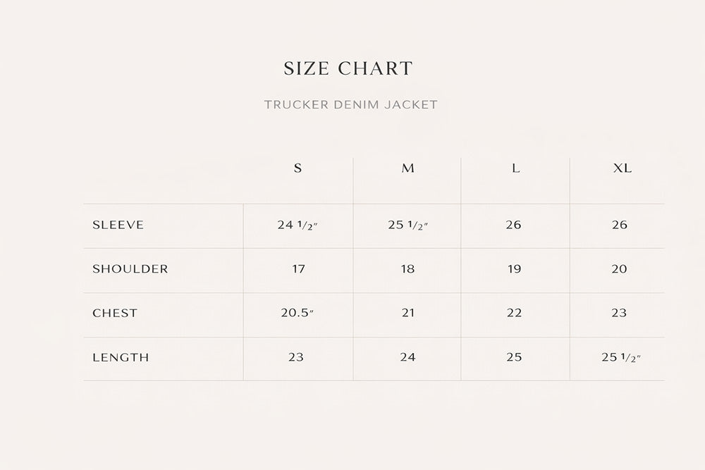 ALREADY LIVED TRUCKER JACKET (UNISEX)