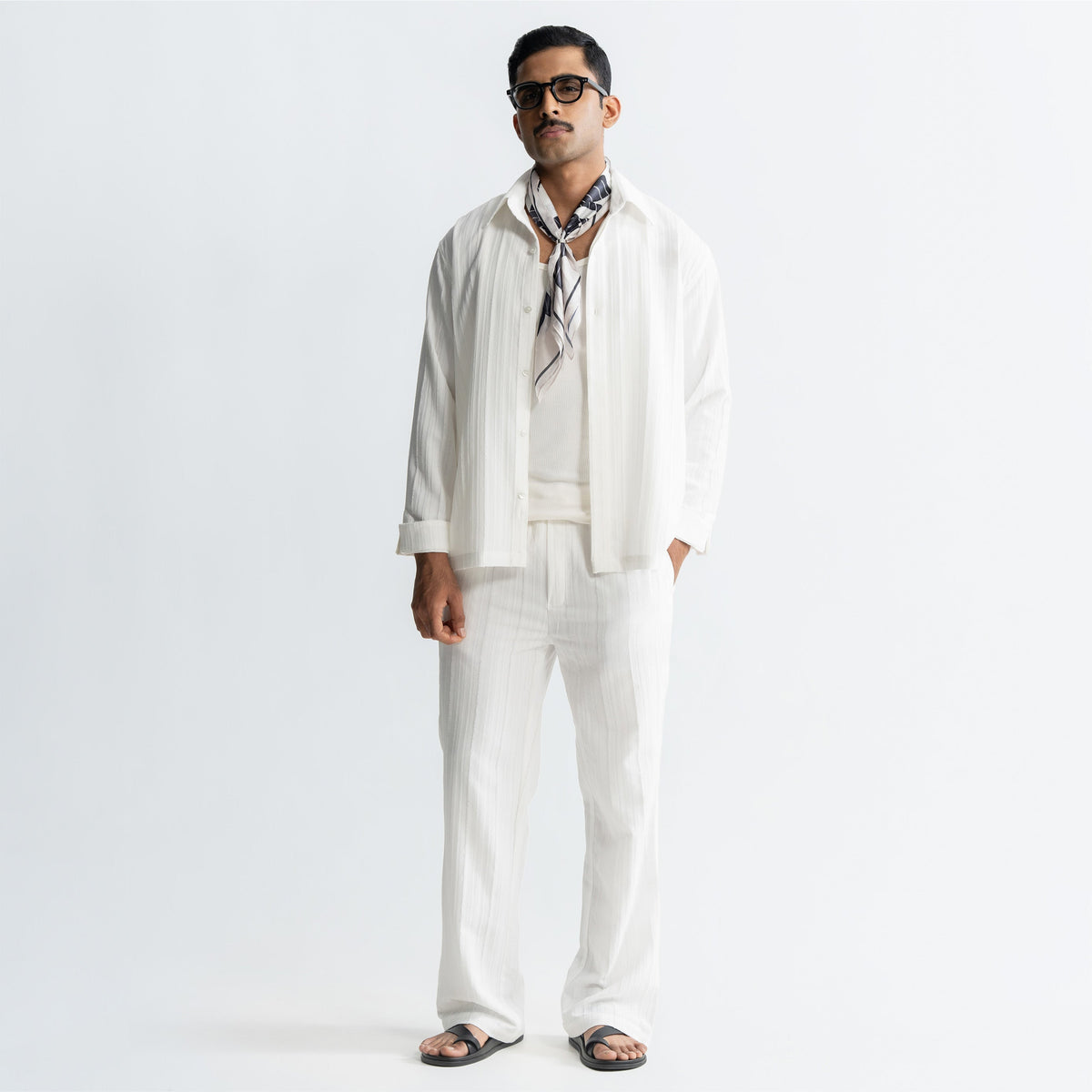TWINE PANTS - WHITE