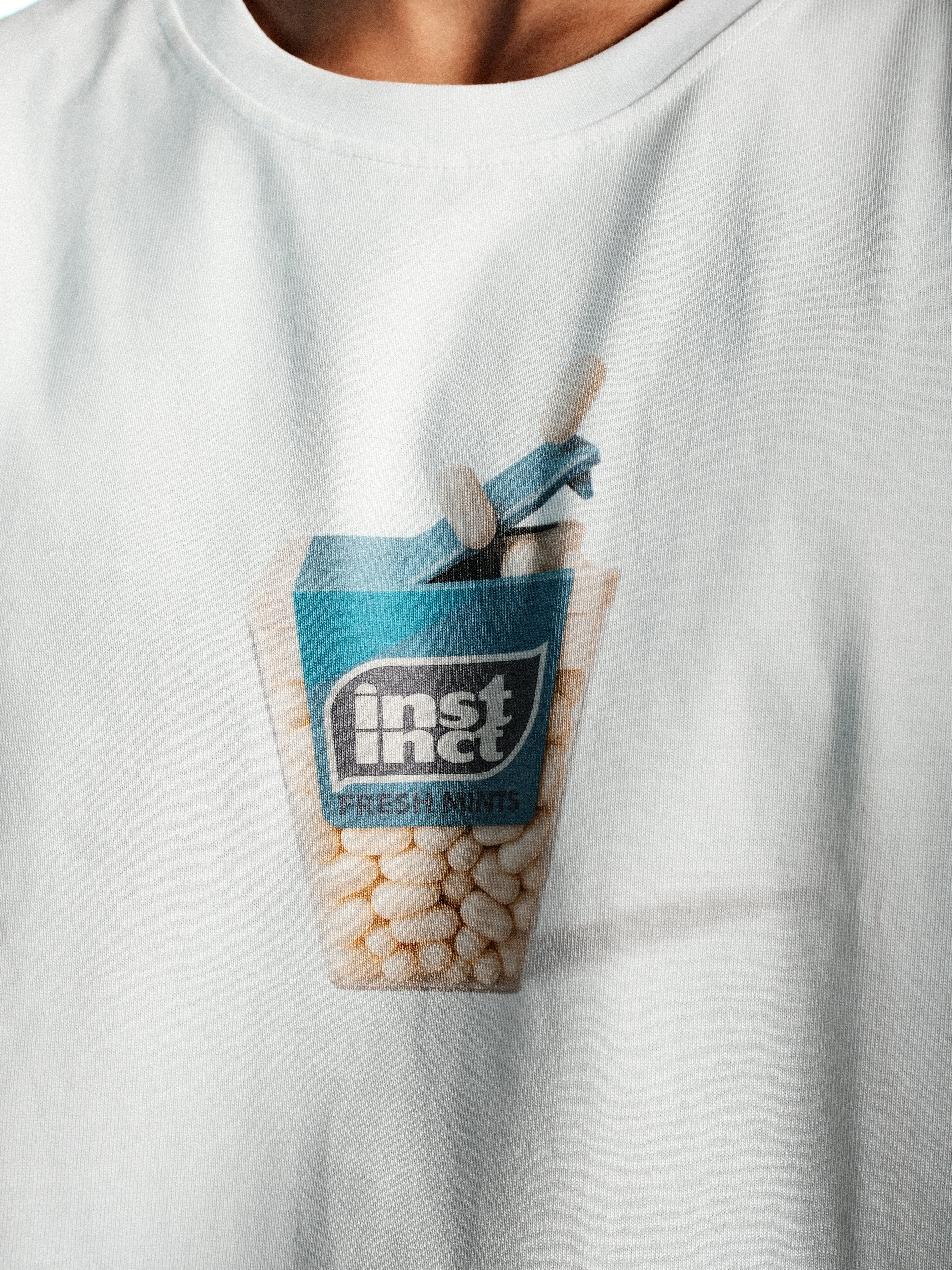 Tic Tac - Relaxed Fit Tshirt (White)