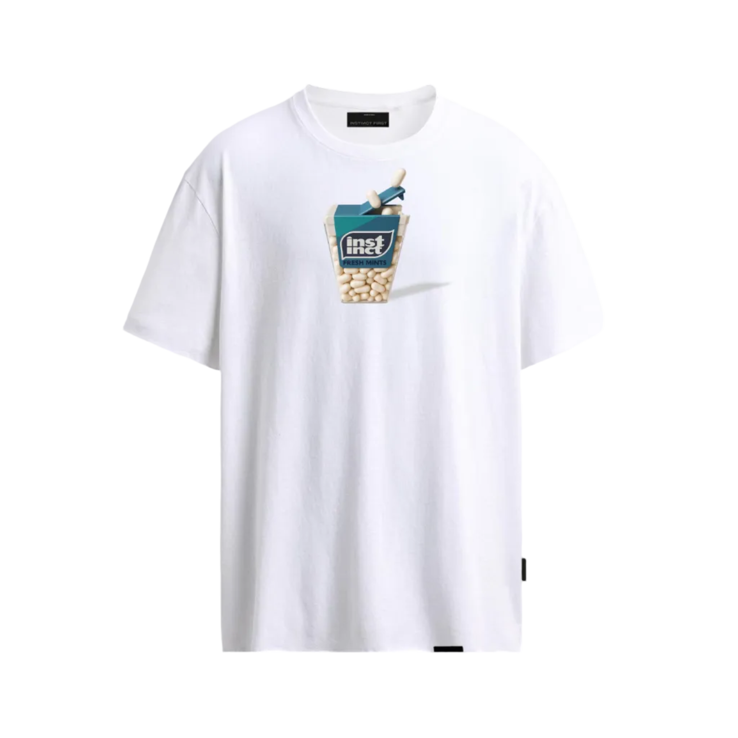 Tic Tac - Relaxed Fit Tshirt (White)