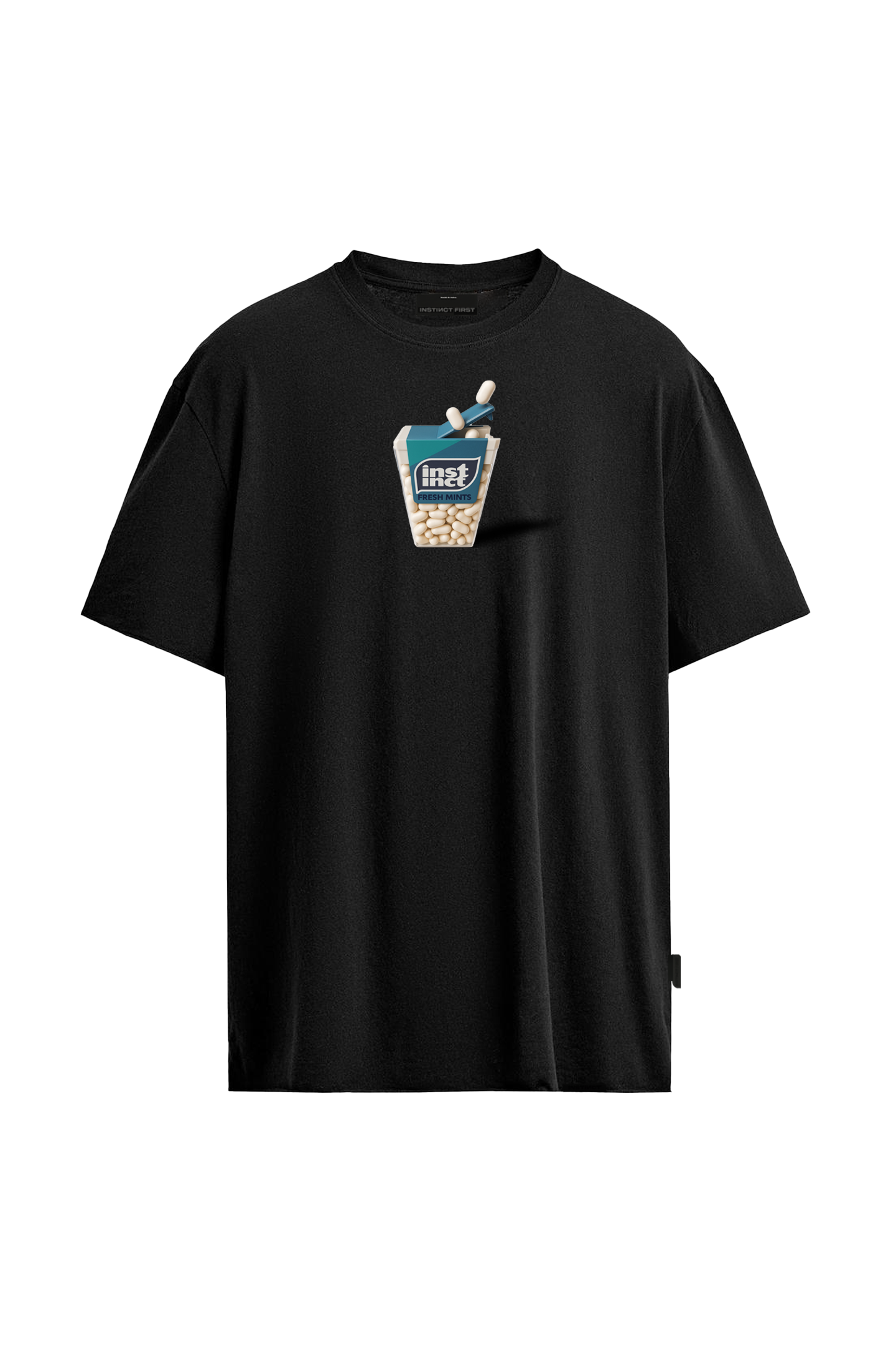 Tic Tac - Relaxed Fit Tshirt (Black)