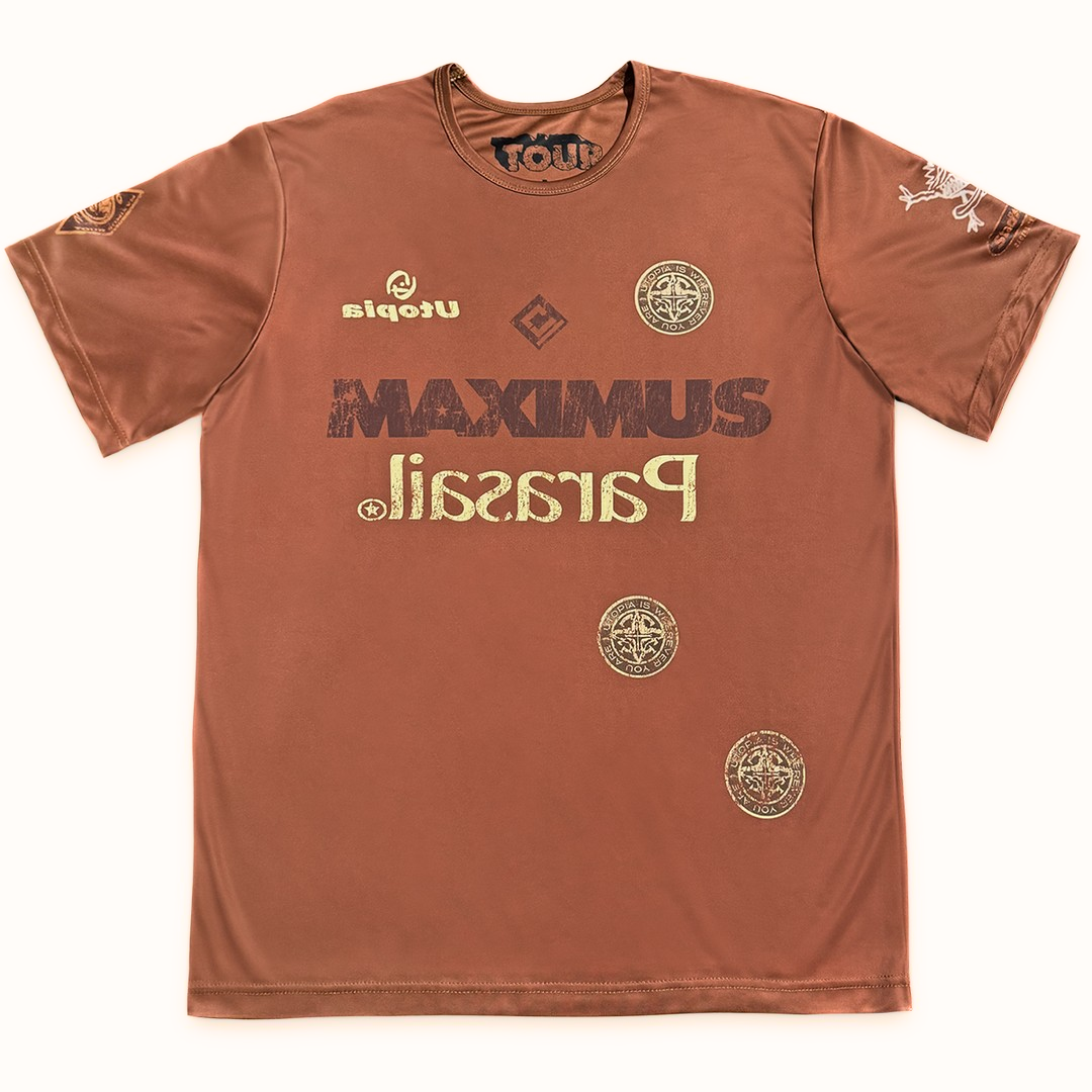 ウェア Travis Scott Circus Maximus SoccerJersey Travis Scott Circus Maximus Soccer Jersey Brown – Dawntown