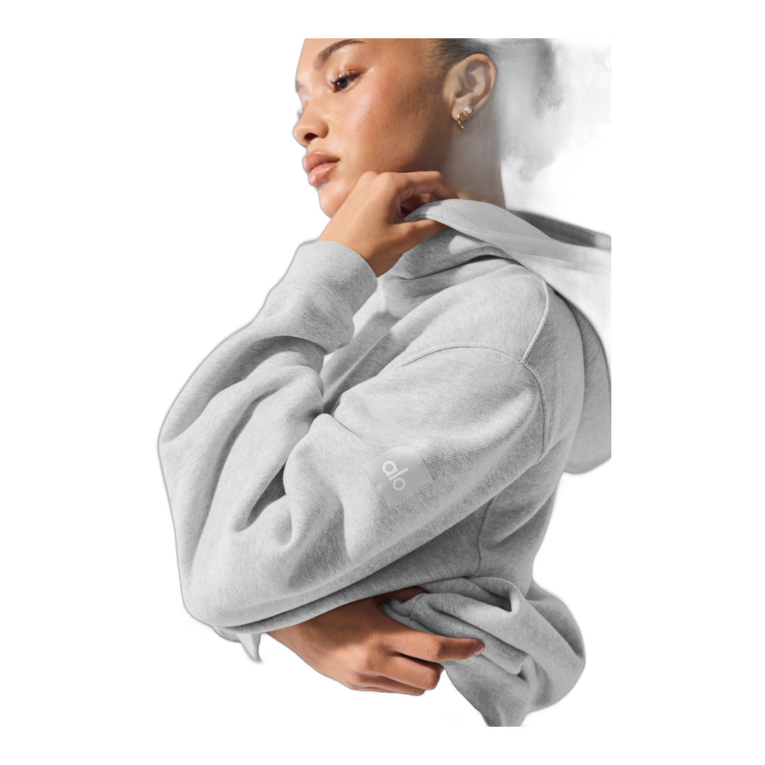 alo Renown Heavy Weight Hoodie - Athletic Heather Grey