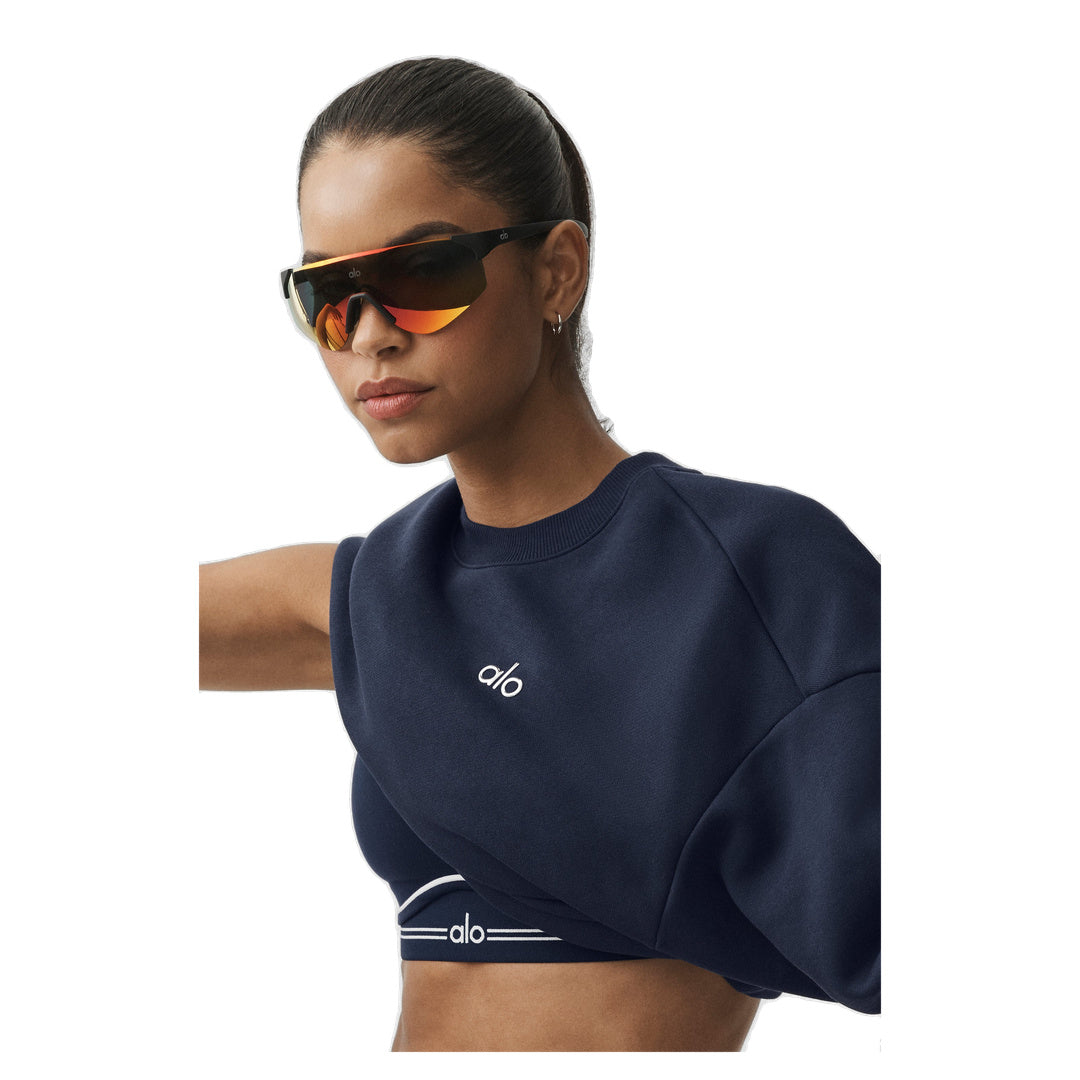 ALO Accolade Crew Neck Pullover - Navy