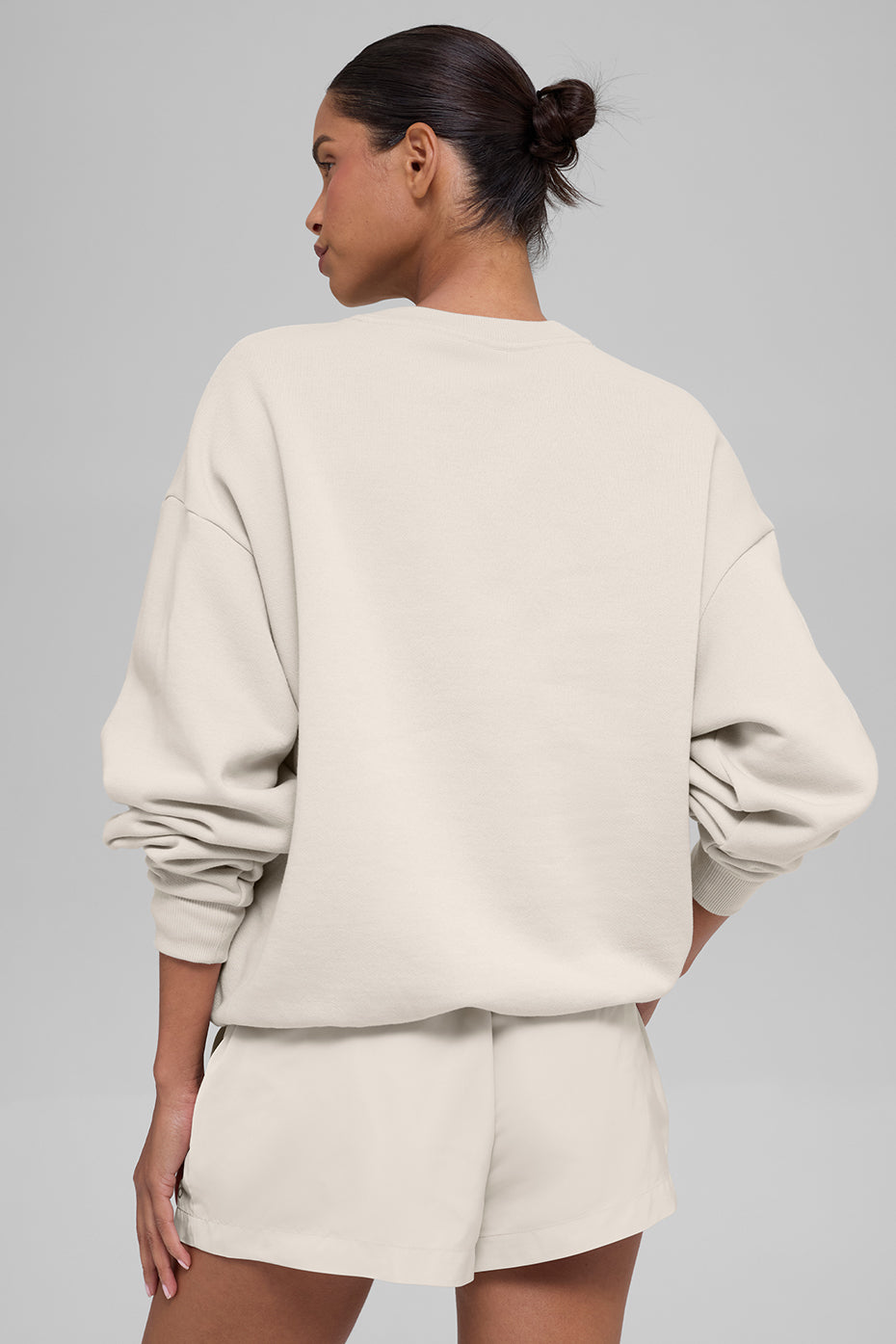 alo Accolade Crew Neck Pullover - Bone