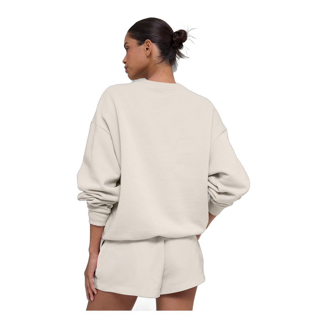 alo Accolade Crew Neck Pullover - Bone