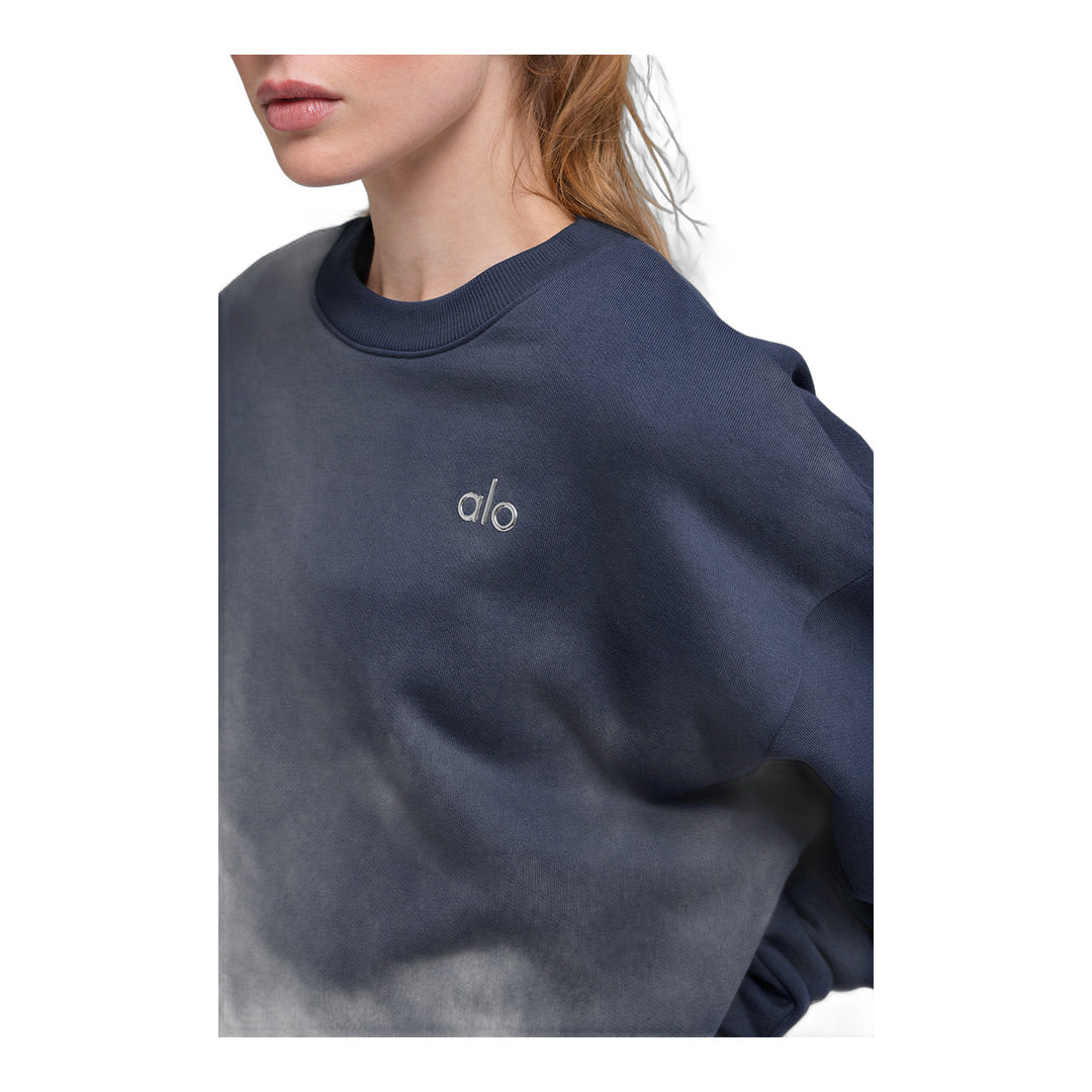 alo Accolade Crew Neck Pullover - Navy