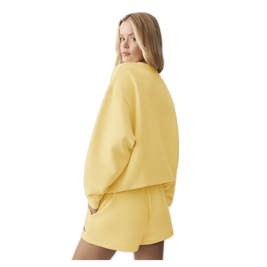 ALO Accolade Crew Neck Pullover - Warm Butter