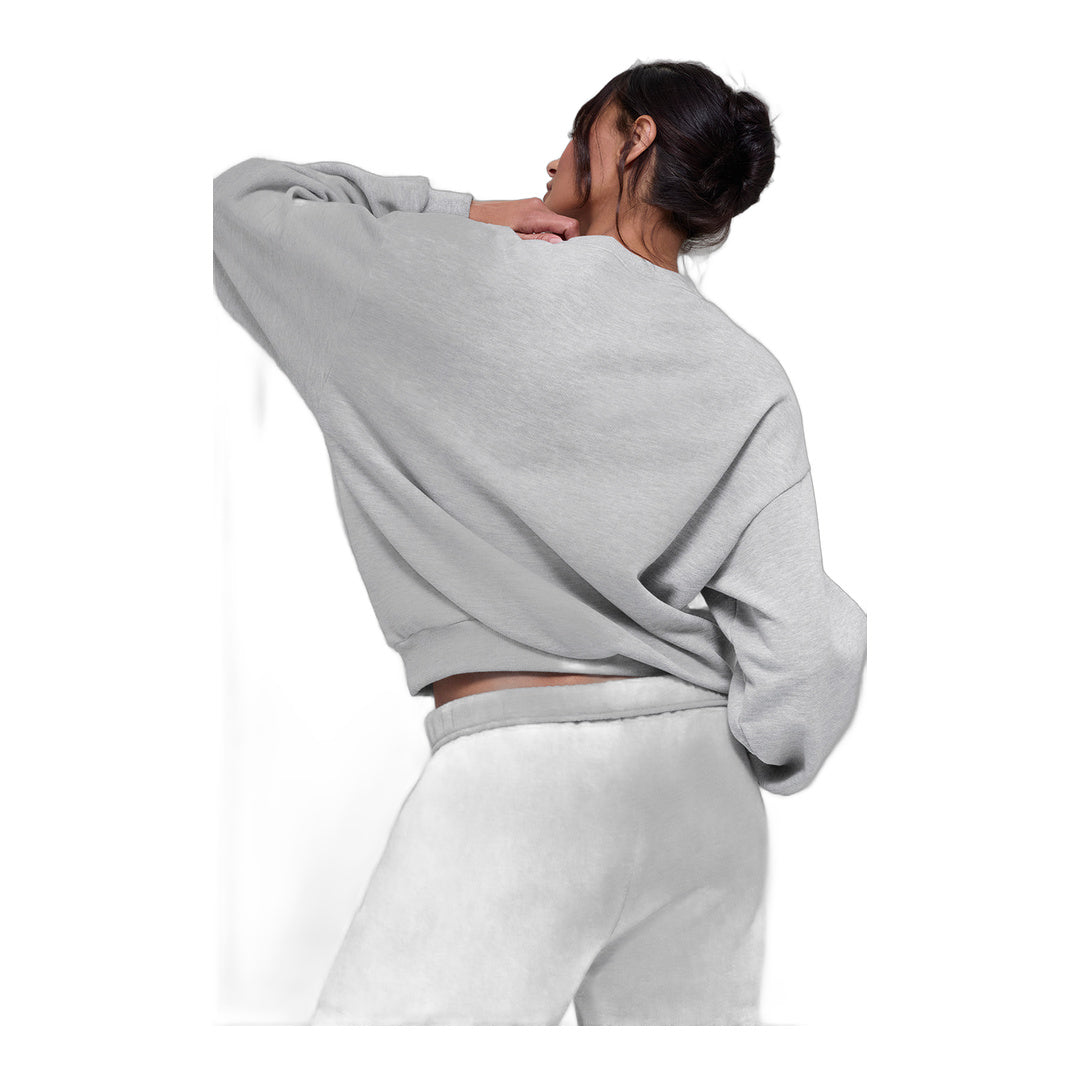 alo Accolade Crew Neck Pullover - Athletic Heather Grey