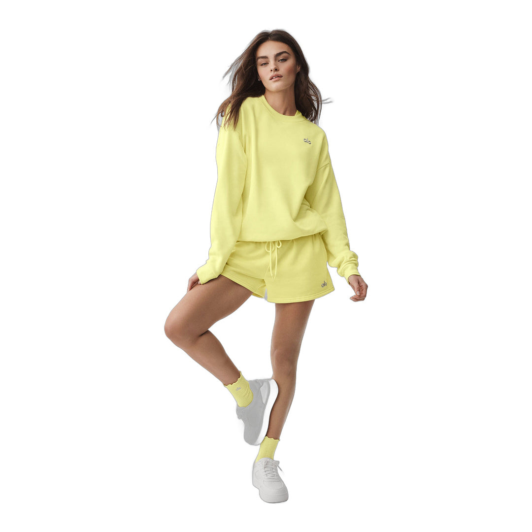 alo Accolade Crew Neck Pullover - Sunshine