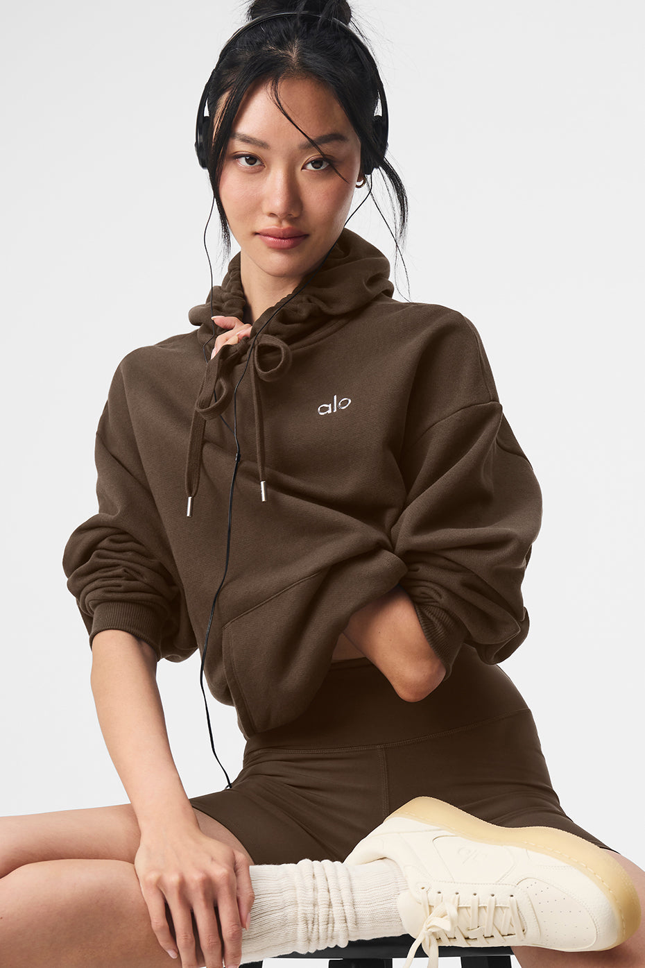 alo Accolade Hoodie - Espresso