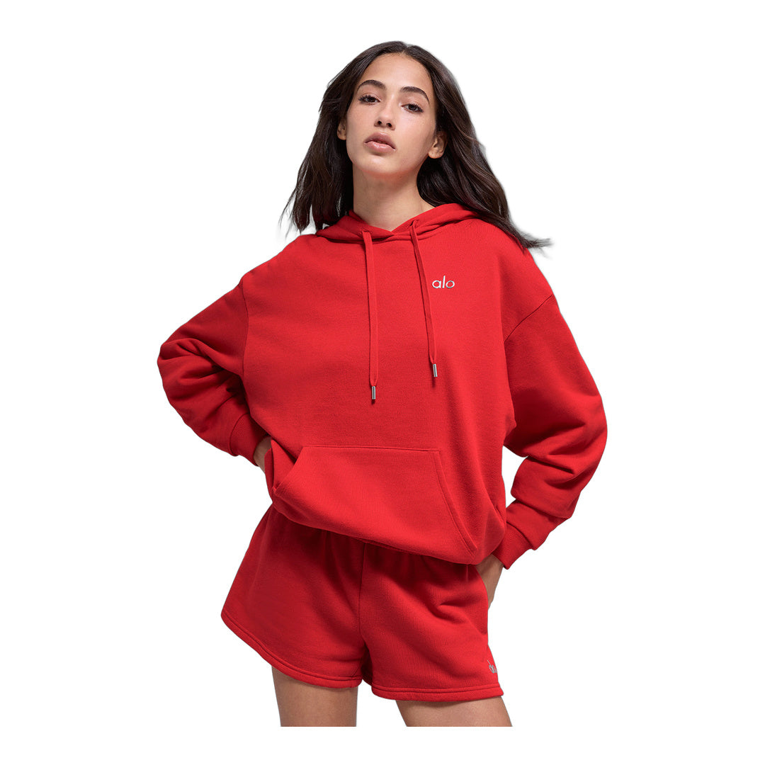 alo Accolade Hoodie - Bright Red