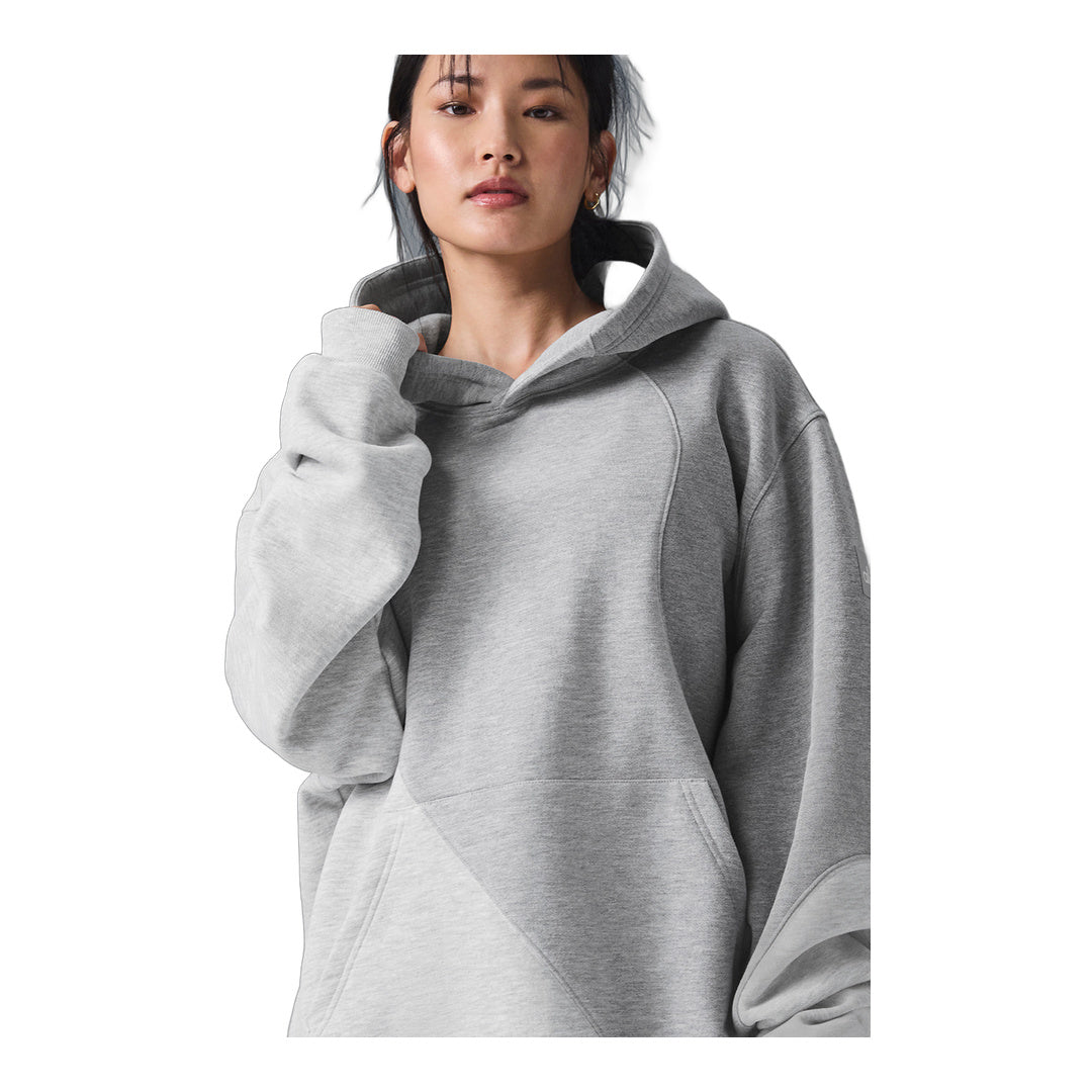 alo Make Waves Hoodie - Athletic Heather Grey Tonal