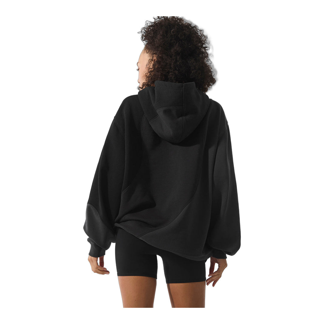 alo Make Waves Hoodie - Vintage Black Tonal