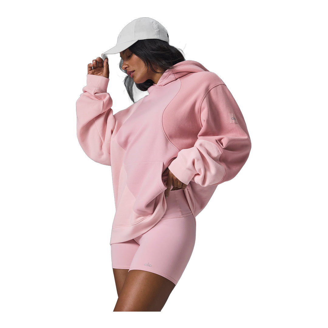 alo Make Waves Hoodie - Sunset Pink Tonal