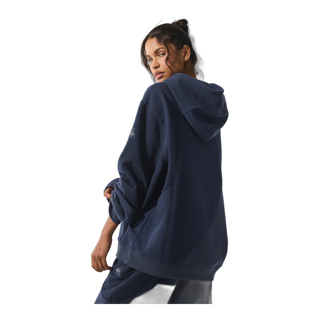 alo Make Waves Hoodie - Navy Tonal