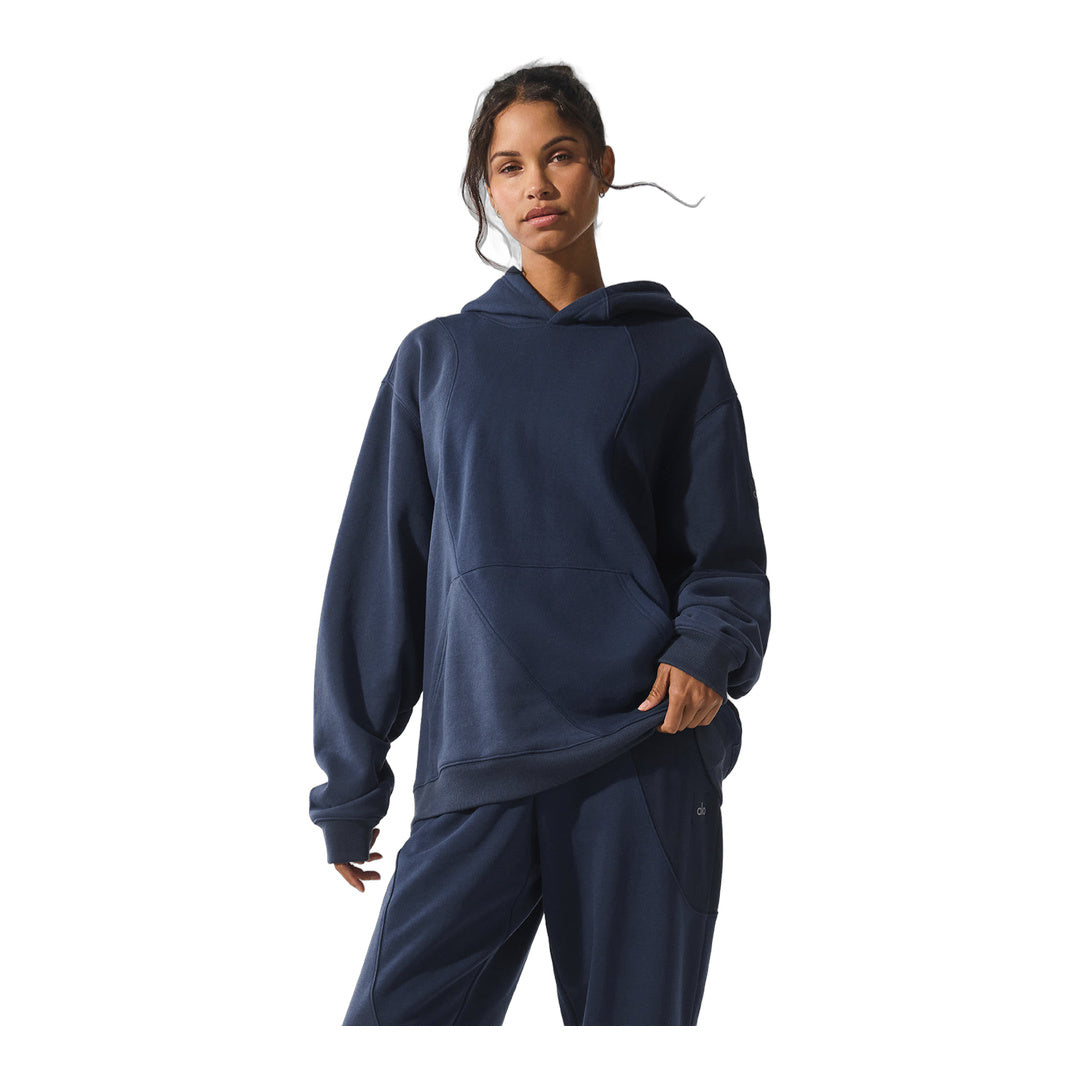 alo Make Waves Hoodie - Navy Tonal