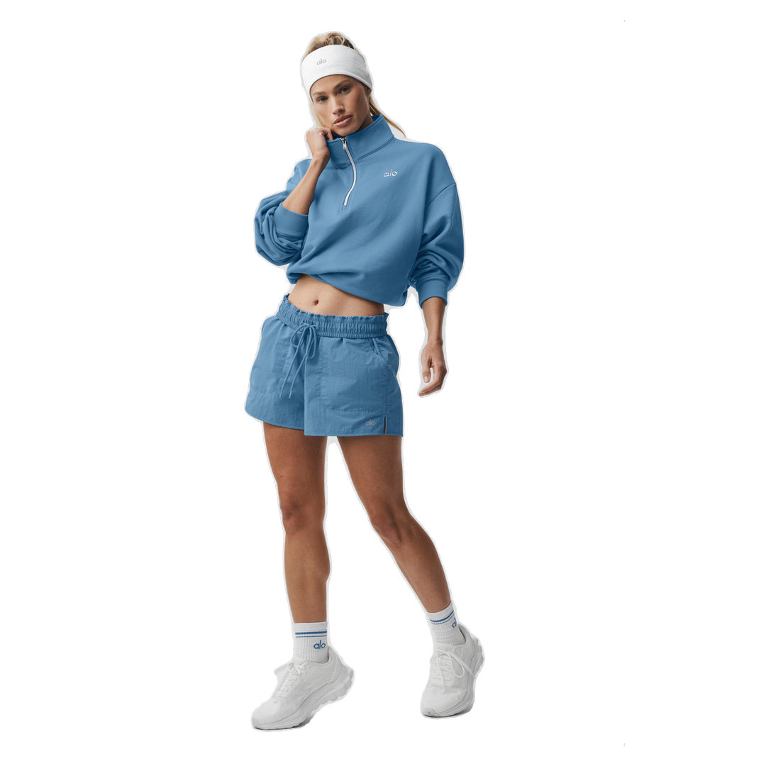 ALO Accolade 1/4 Zip Pullover - California Blue