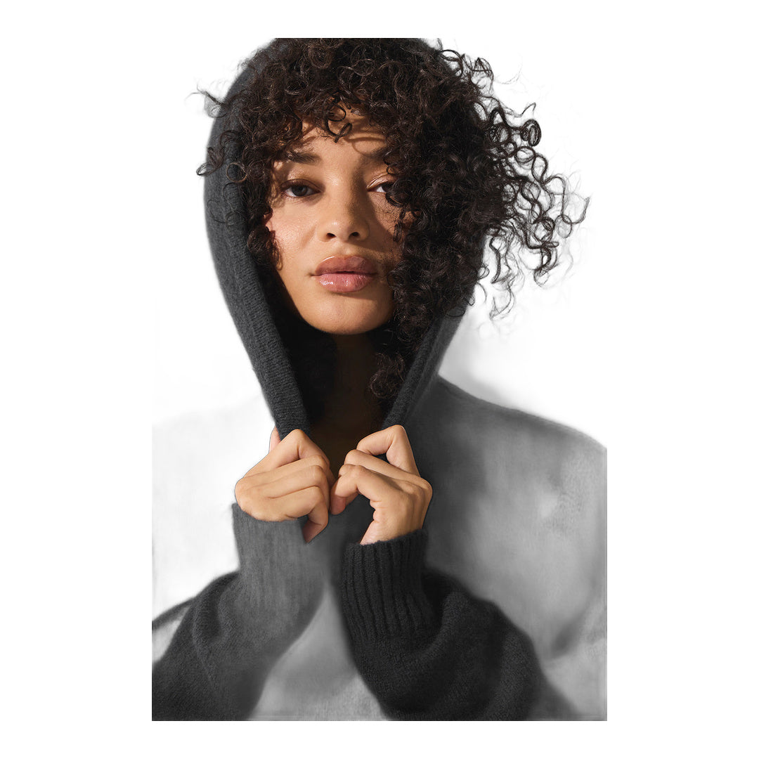 alo Wool Cashmere New Class Hoodie - Black