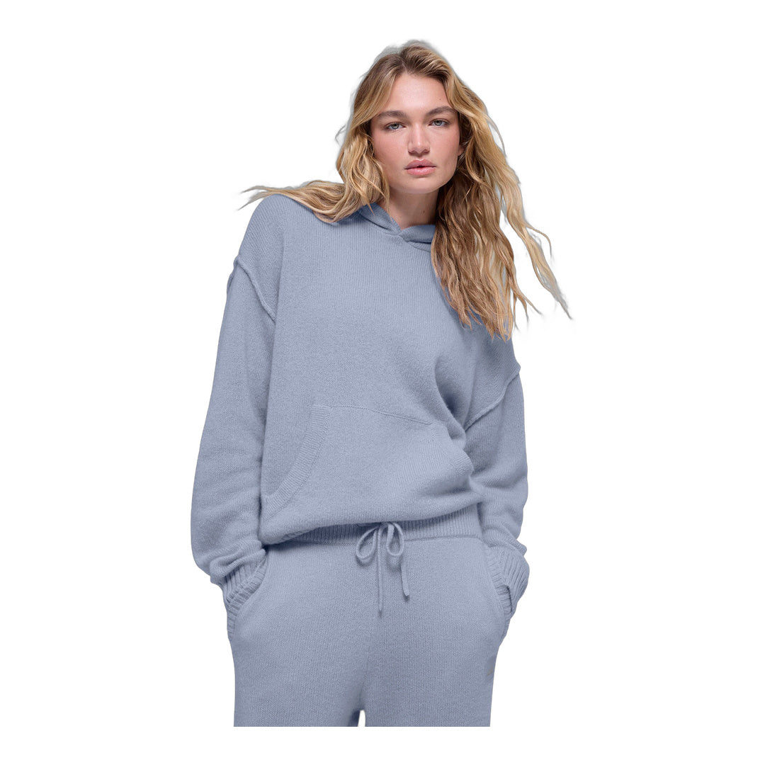 alo Wool Cashmere New Class Hoodie - Winter Frost