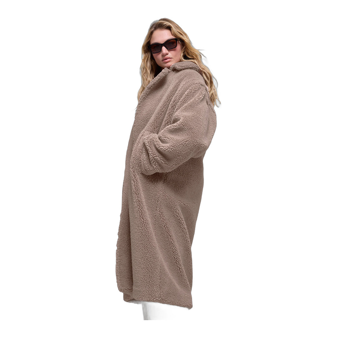alo Oversized Sherpa Trench - Chai Latte