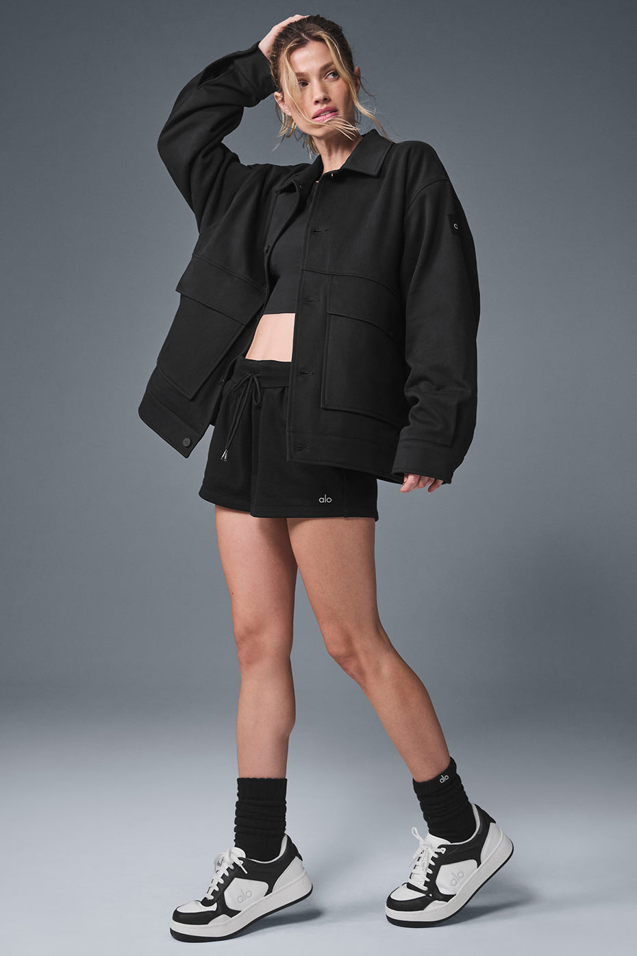 alo Unisex One Up Jacket - Black