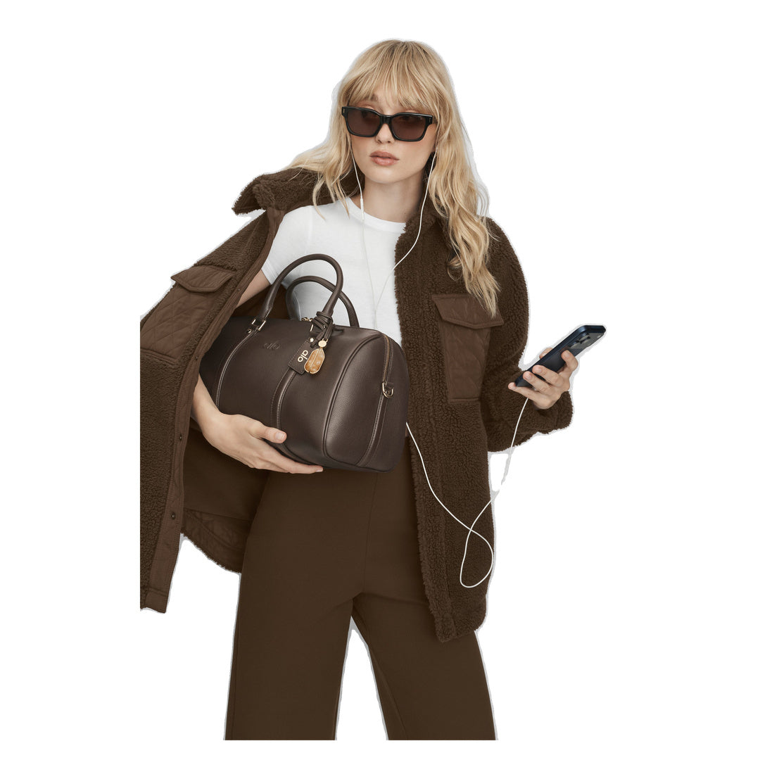 ALO Sherpa Edge Shacket - Espresso