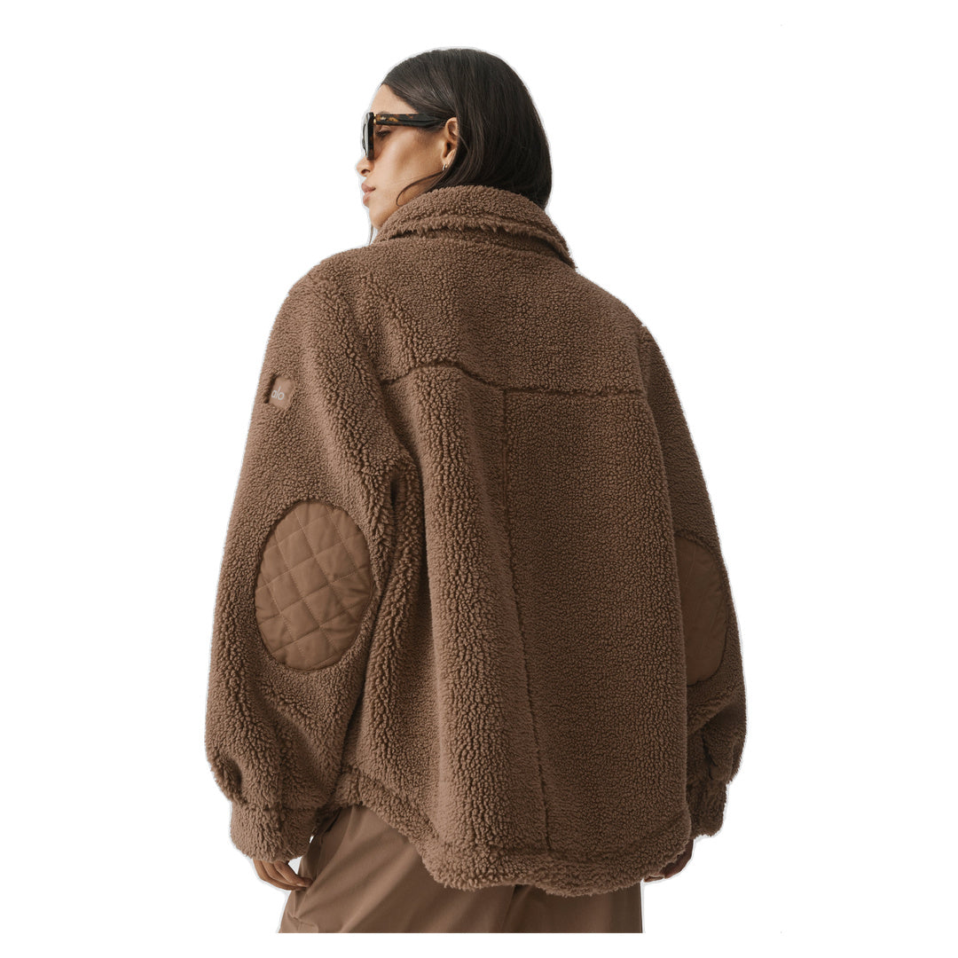 ALO Sherpa Edge Shacket - Java Brown