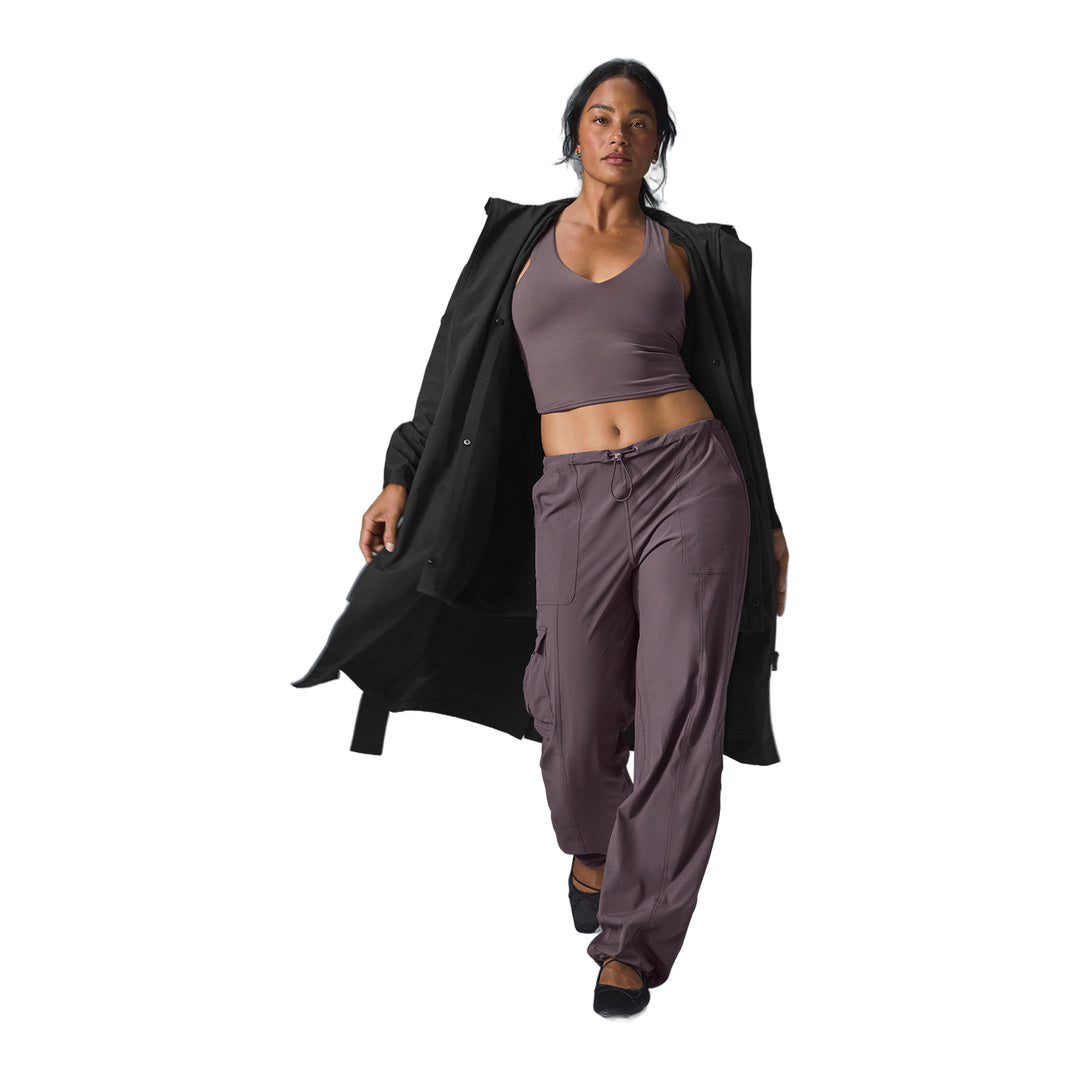 alo Crinkle On The Move Trench - Black
