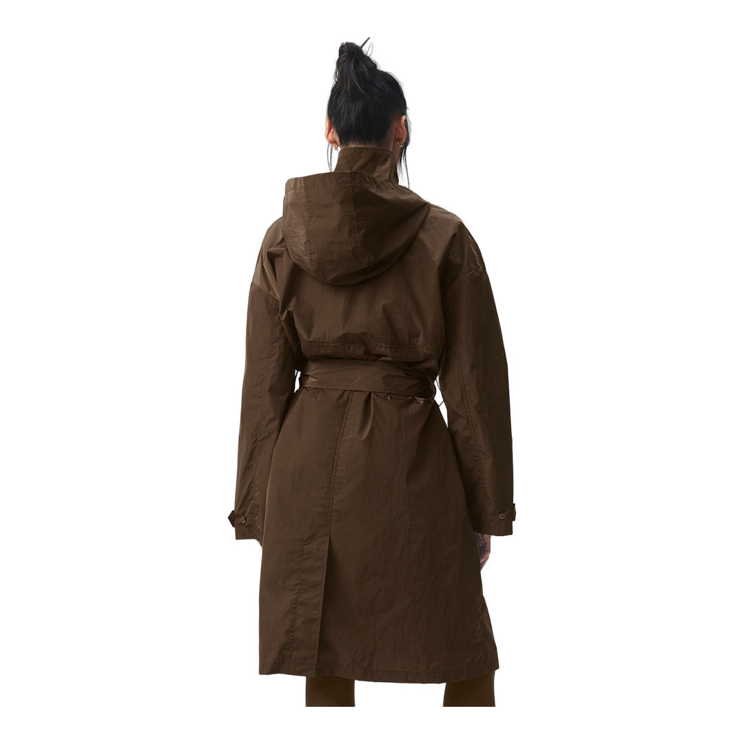 alo Crinkle On The Move Trench - Espresso