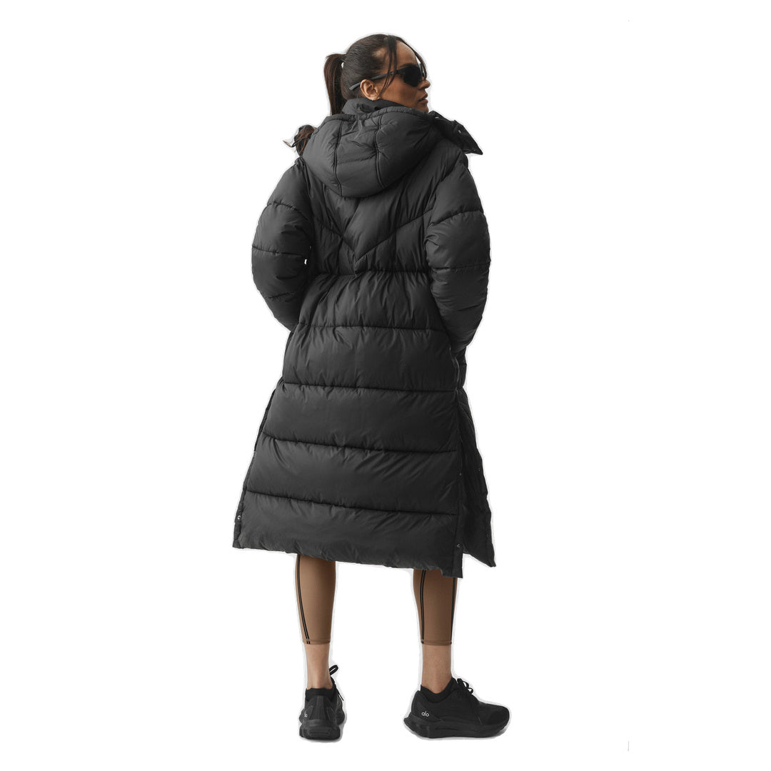 ALO Gold Rush Puffer Trench - Black