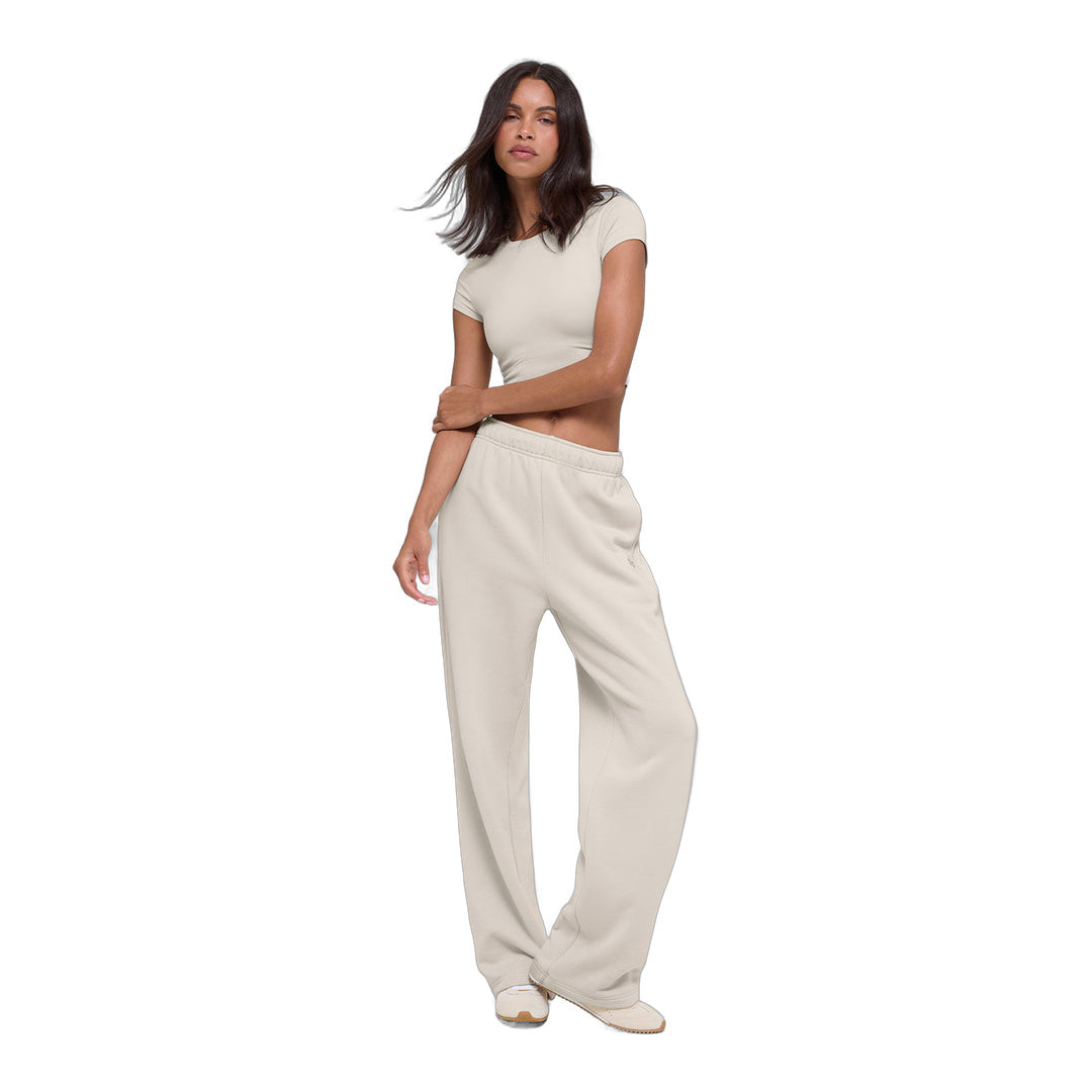 alo Accolade Straight Leg Sweatpant - Bone