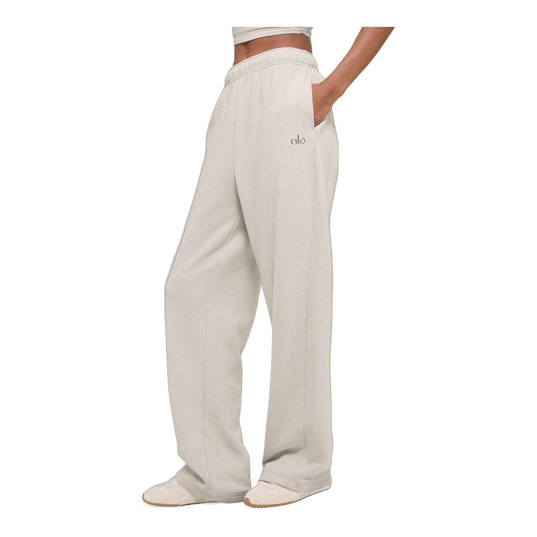 alo Accolade Straight Leg Sweatpant - Bone