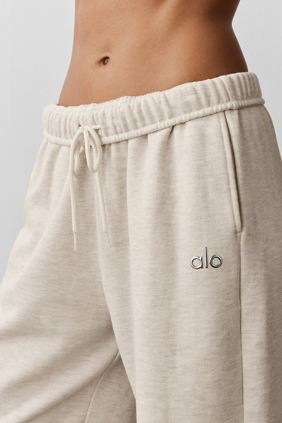 alo Accolade Straight Leg Sweatpant - Oatmeal Heather