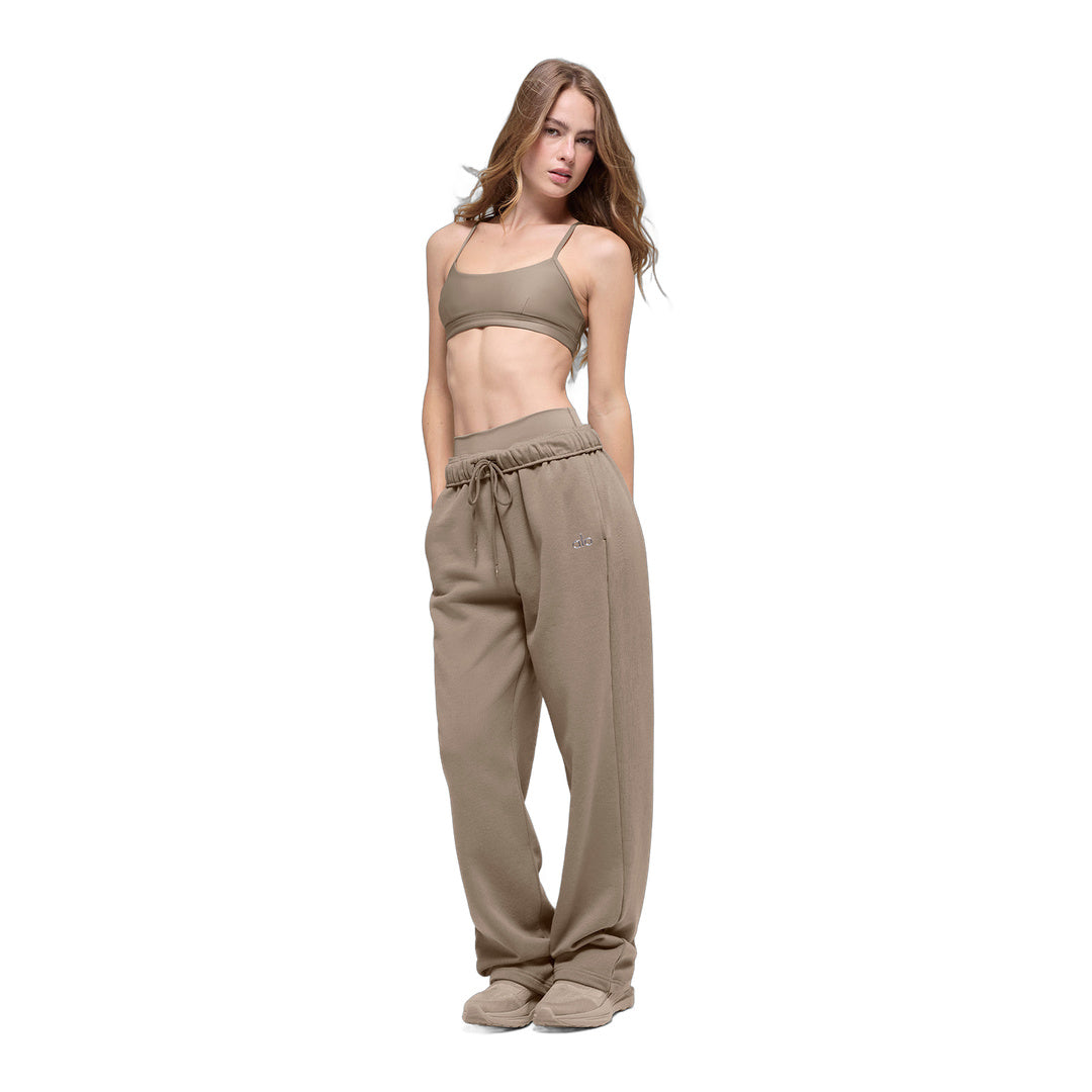 alo Accolade Straight Leg Sweatpant - Gravel