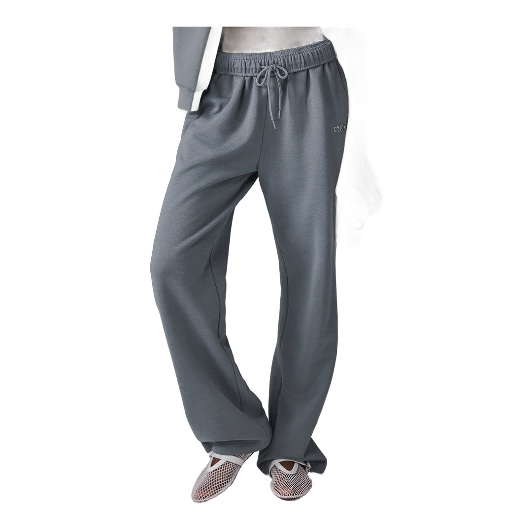 alo Accolade Straight Leg Sweatpant - Steel Grey