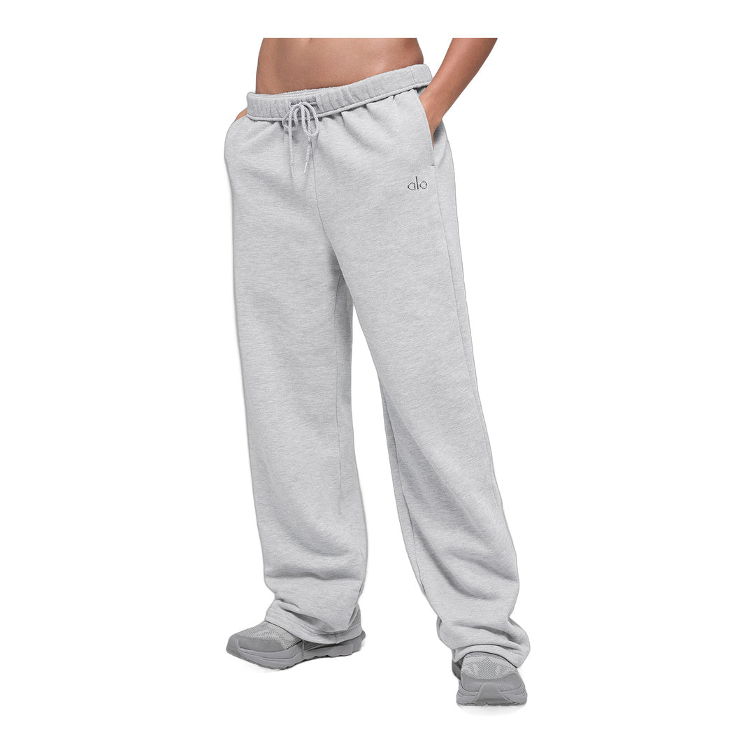 alo Accolade Straight Leg Sweatpant - Athletic Heather Grey