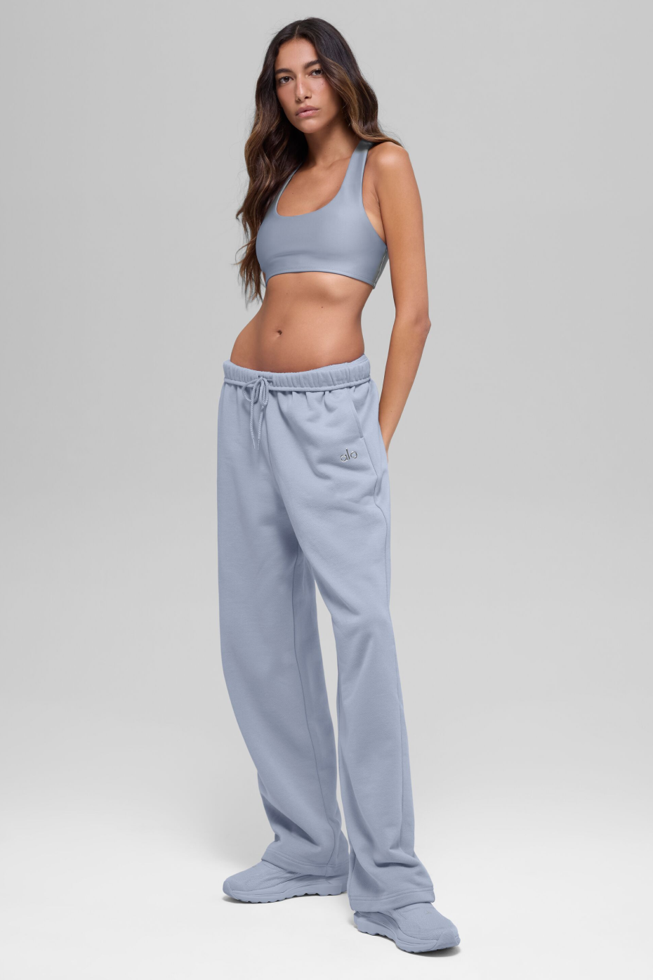 alo Accolade Straight Leg Sweatpant - Winter Frost