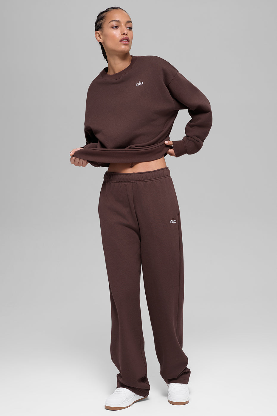 alo Accolade Straight Leg Sweatpant - Brownstone
