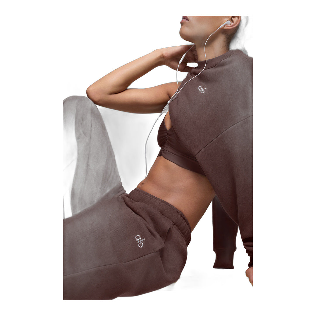 alo Accolade Straight Leg Sweatpant - Brownstone